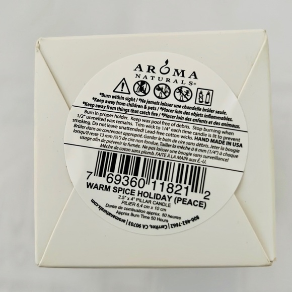 Aroma Naturals ~ Warm Spice / Aromatherapy Candle / New - Picture 6 of 11